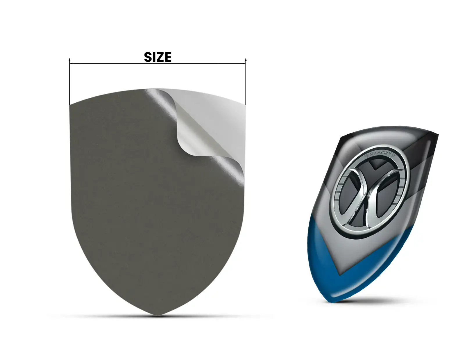 Mansory Logo Auto Silicone Max Chic Durevole Pro Prestazioni